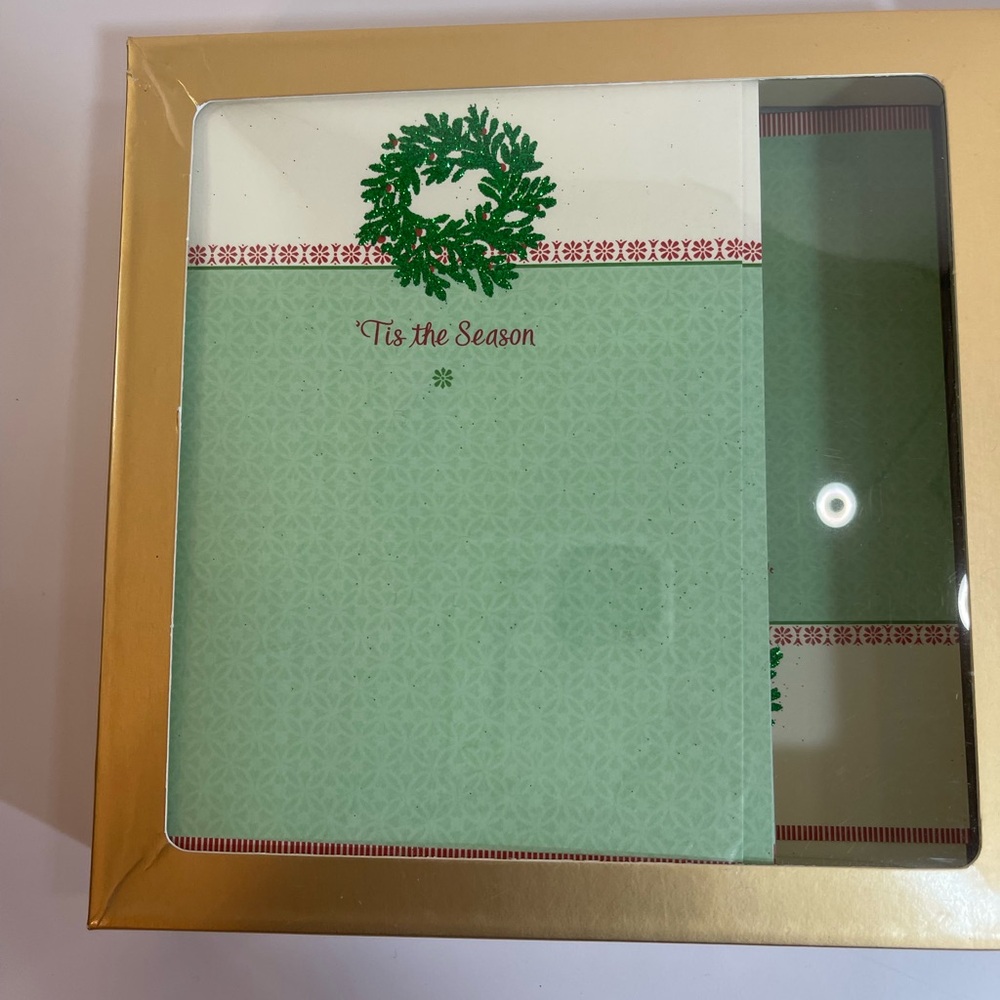 Hallmark New Boxed Christmas  ‘ Tis The Season’ Cards 18 Count Each Set Of 2